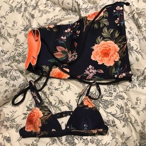 Triangl bikini top and bag